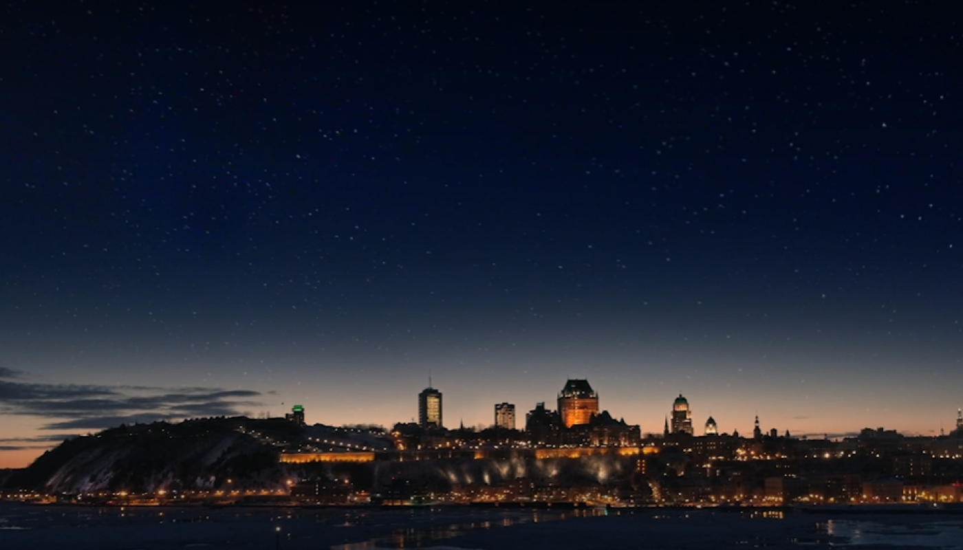 ville de Québec le soir