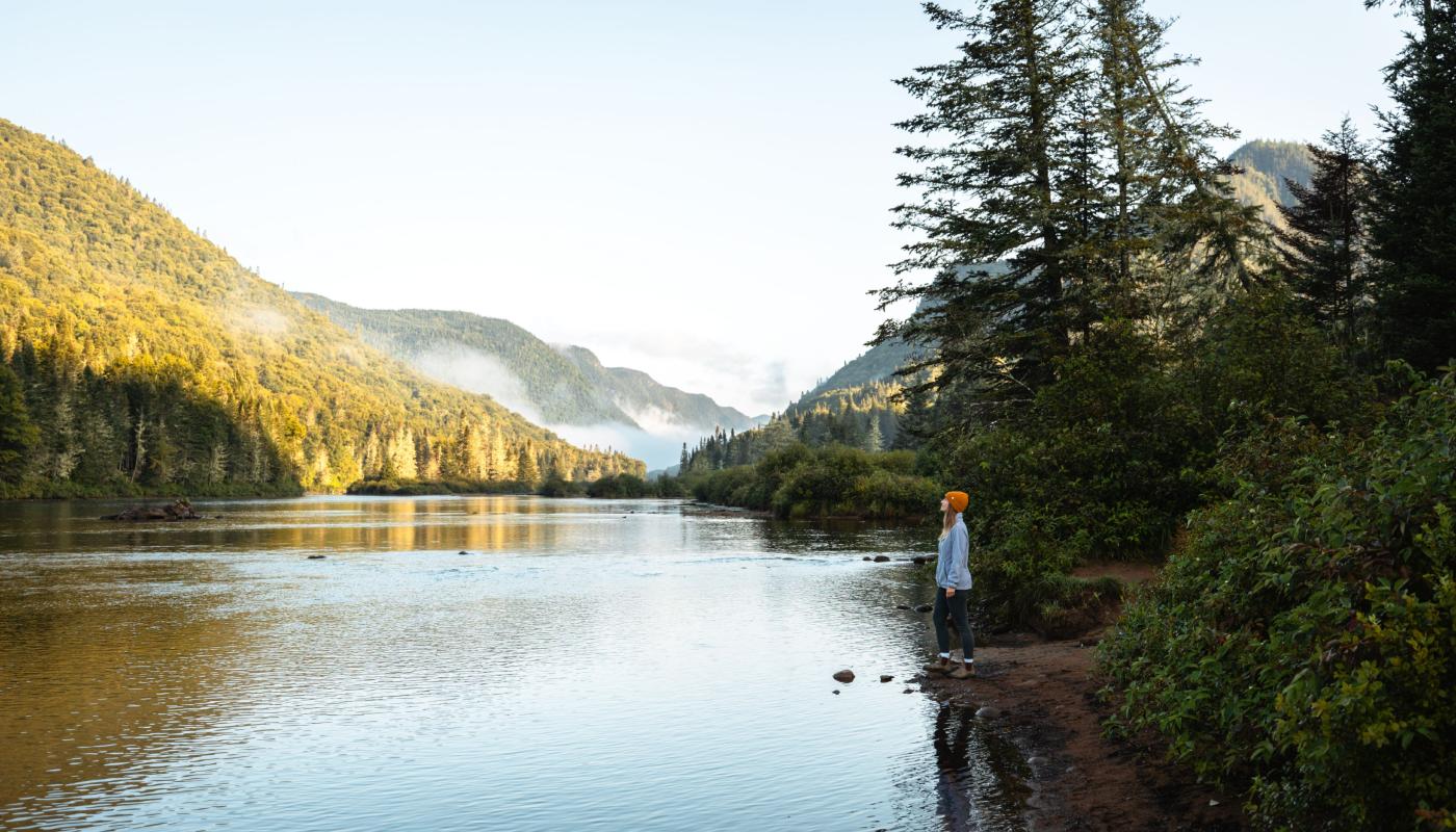 Parc national de la Jacques-Cartier en automne