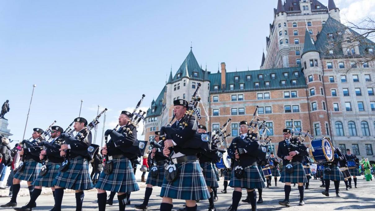 St. Patrick's Parade in Quebec City
