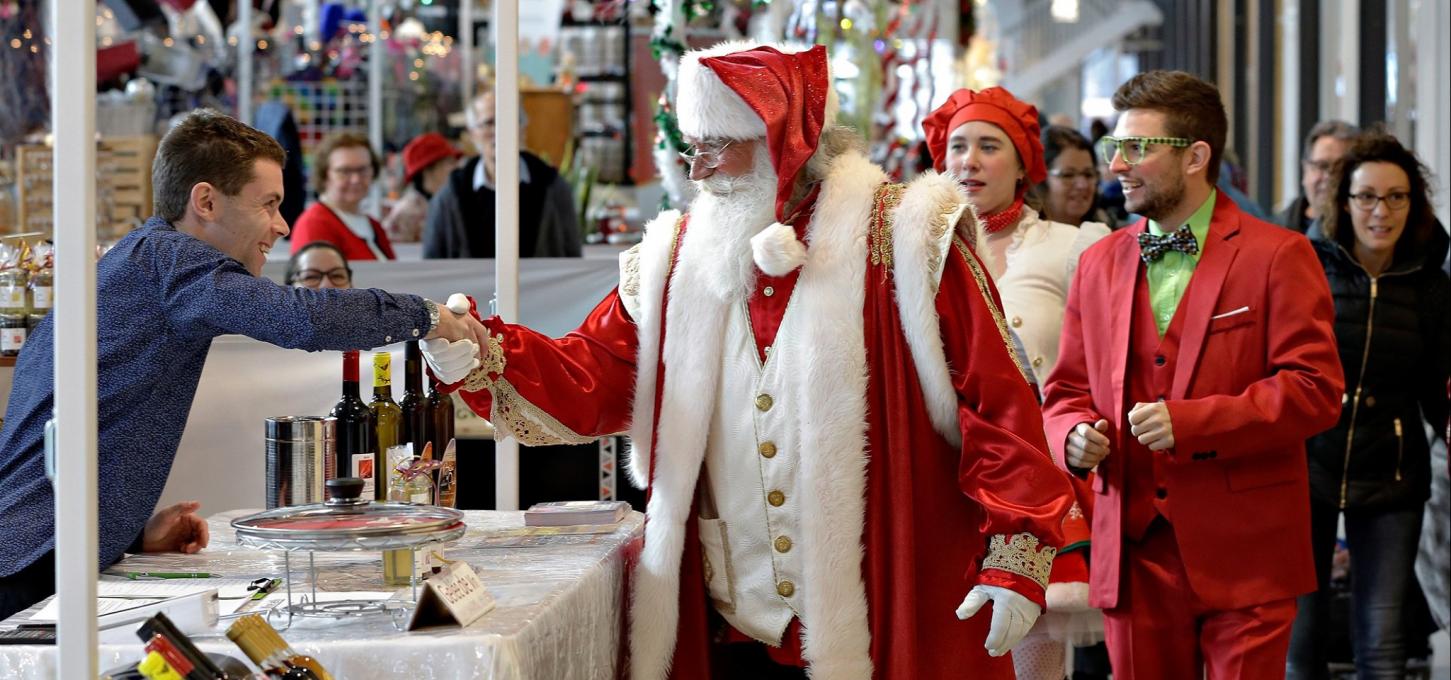 Santa Claus at Grand Marché de Québec