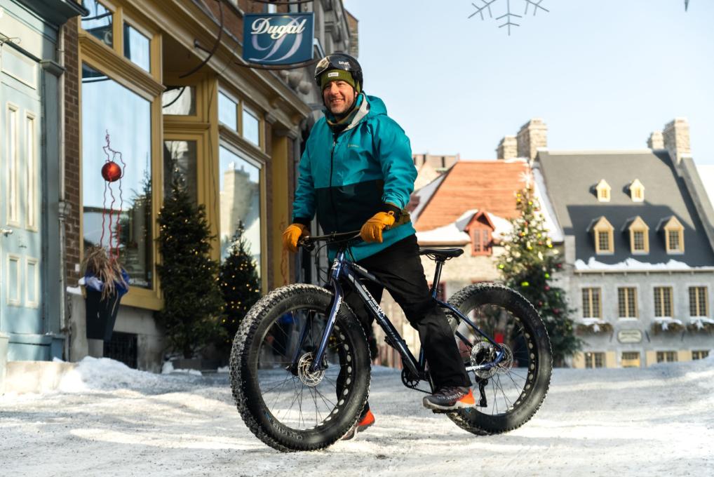 Fatbike dans le Petit-Champlain