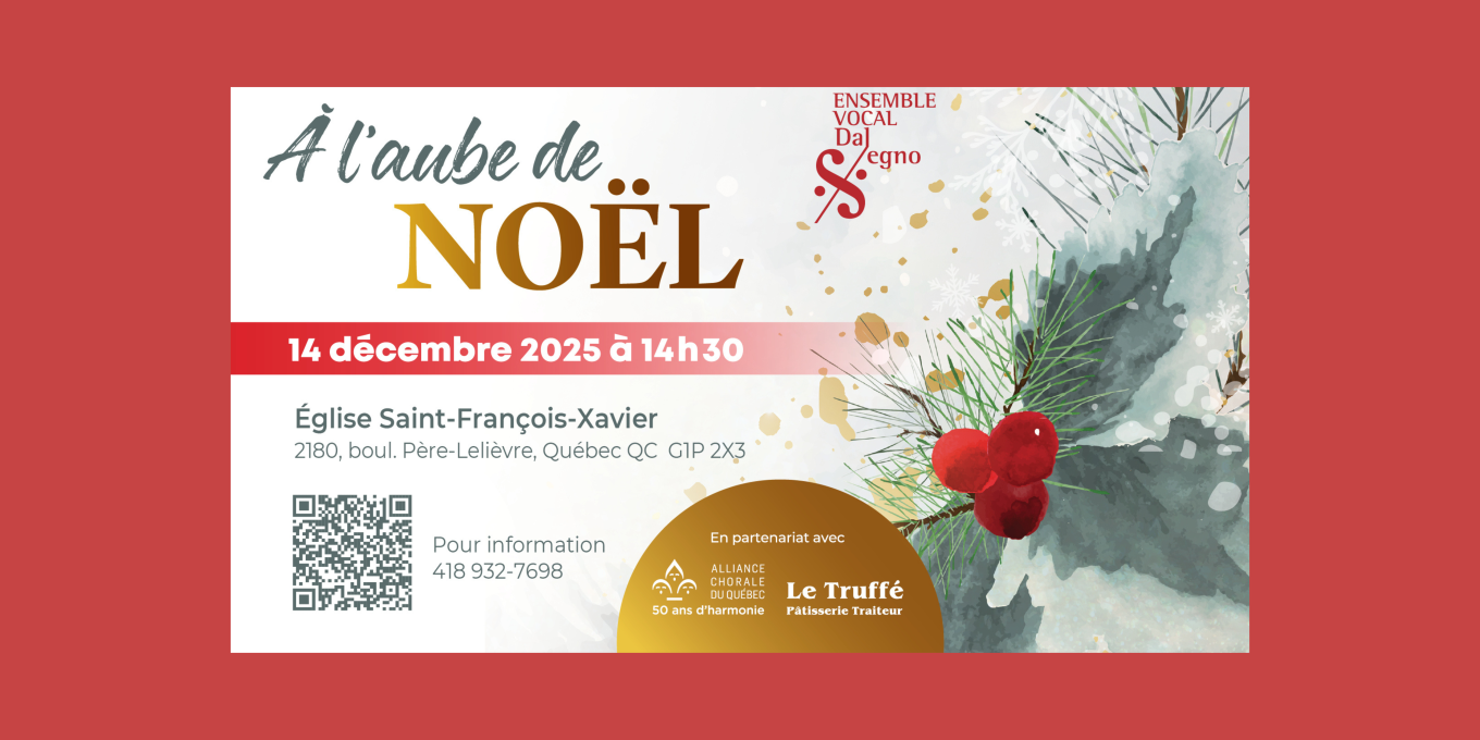 À l'aube de Noël - concert de l'Ensemble vocal Dal Segno