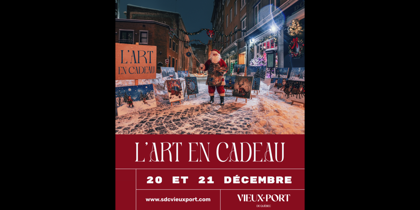 L’art en cadeau dans le Vieux-Port de Québec