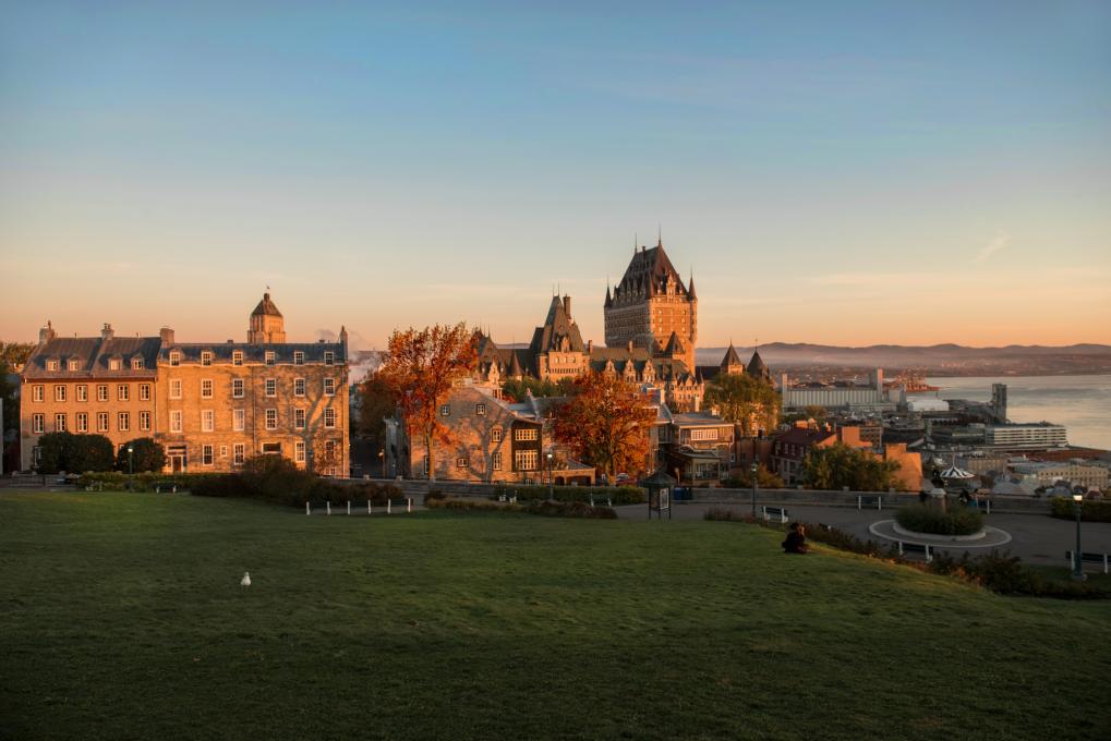 Terrasse Pierre Dugua-de-Mons automne