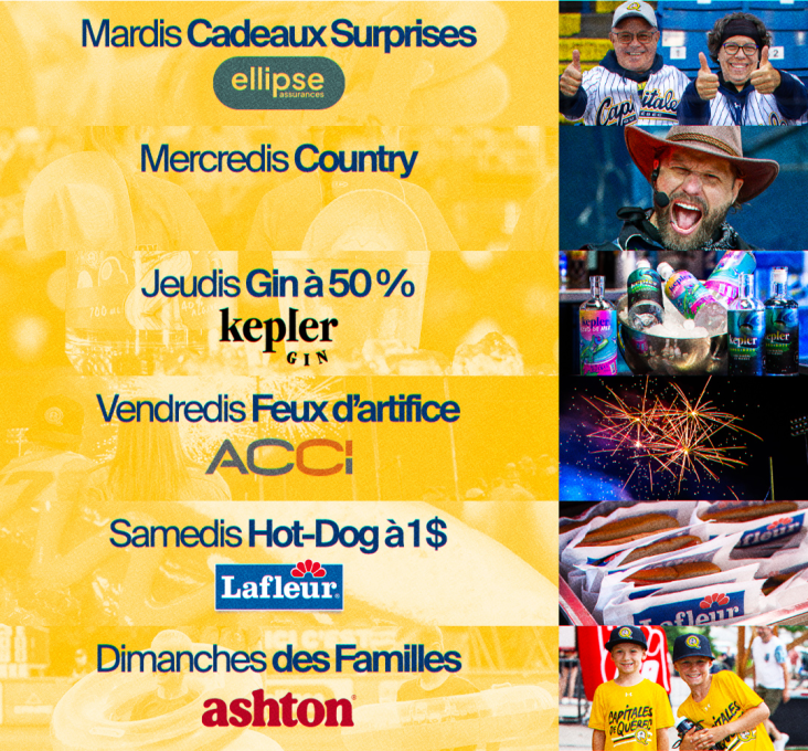 Les Capitales Programmation 2026