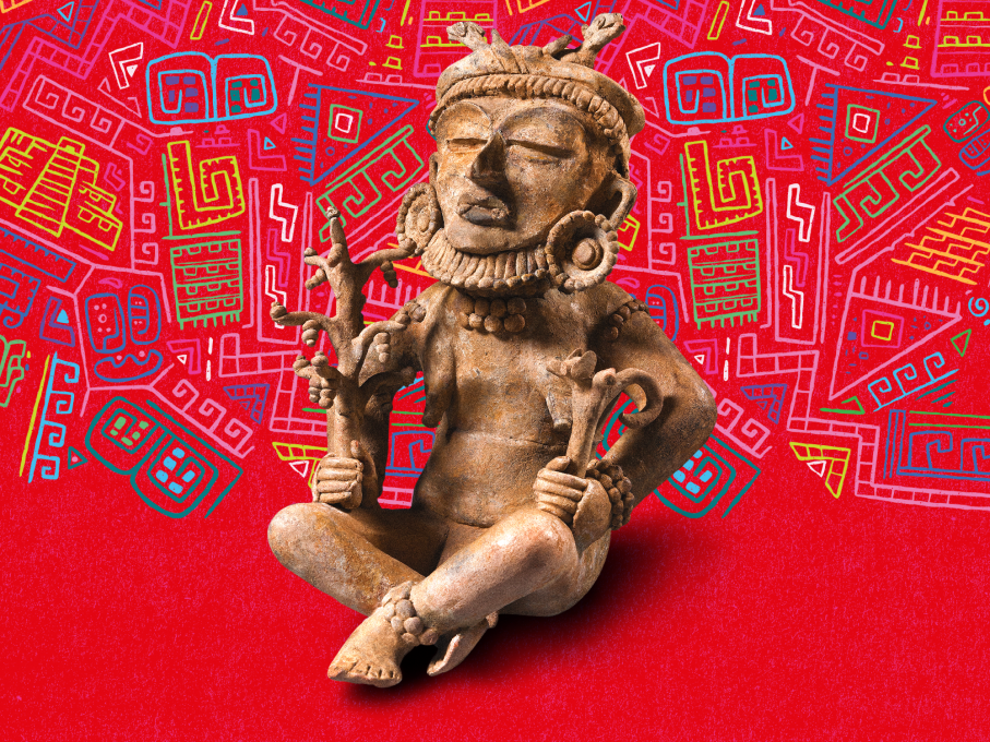 Affiche de l'exposition Maya au Musée de la civilisation