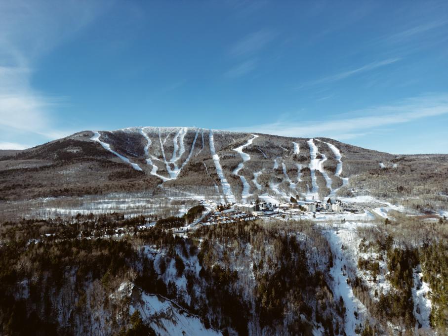 Panorama sur le Mont-Sainte-Anne