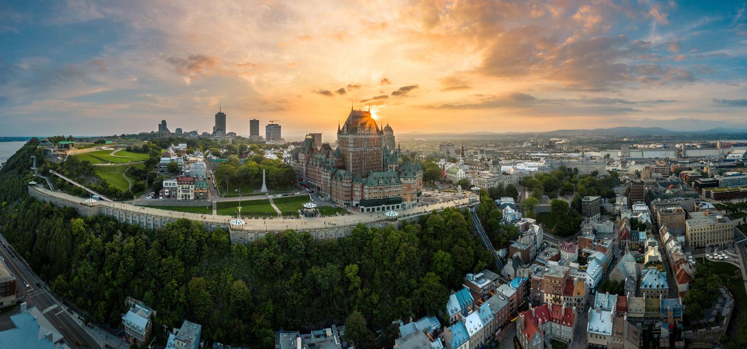 Vue sur la Haute-Ville et la Basse-Ville de Québec