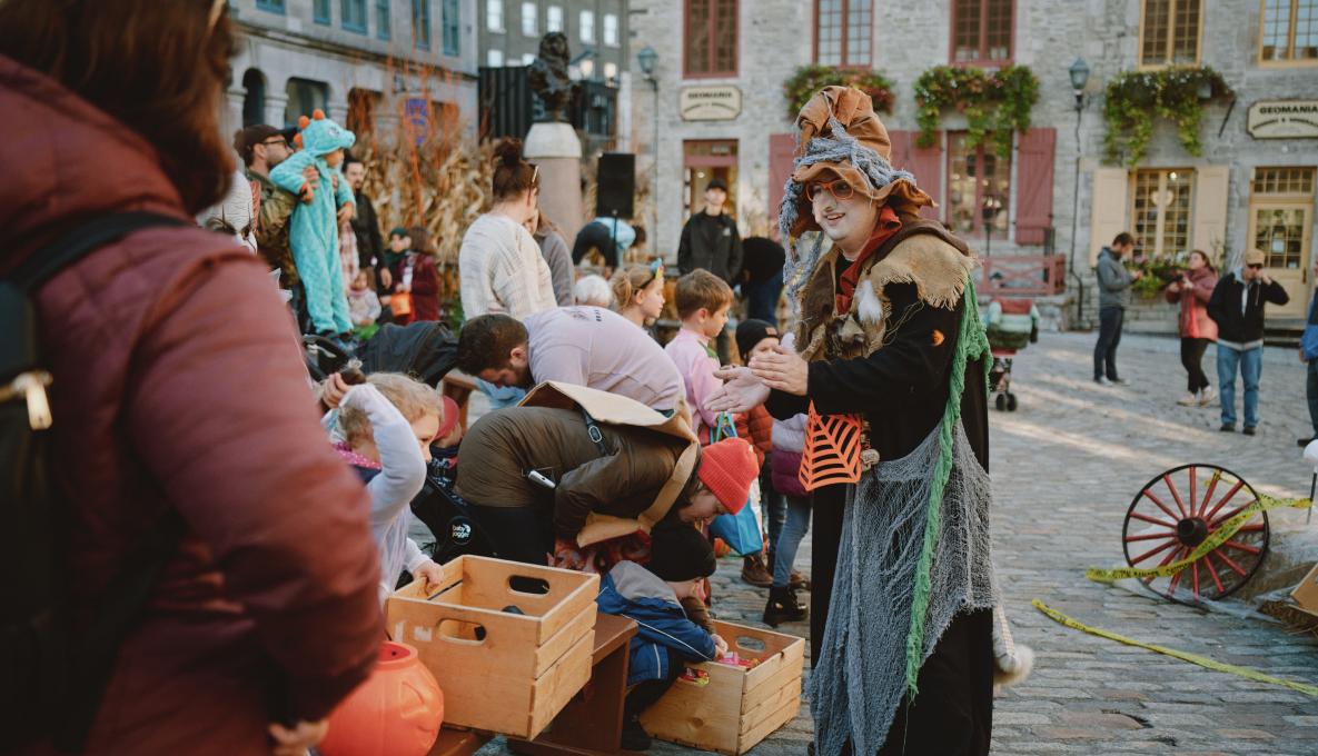 Halloween au Quartier Petit Champlain et Place-Royale