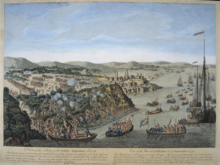 Vue de la prise de Québec, le 13 septembre 1759