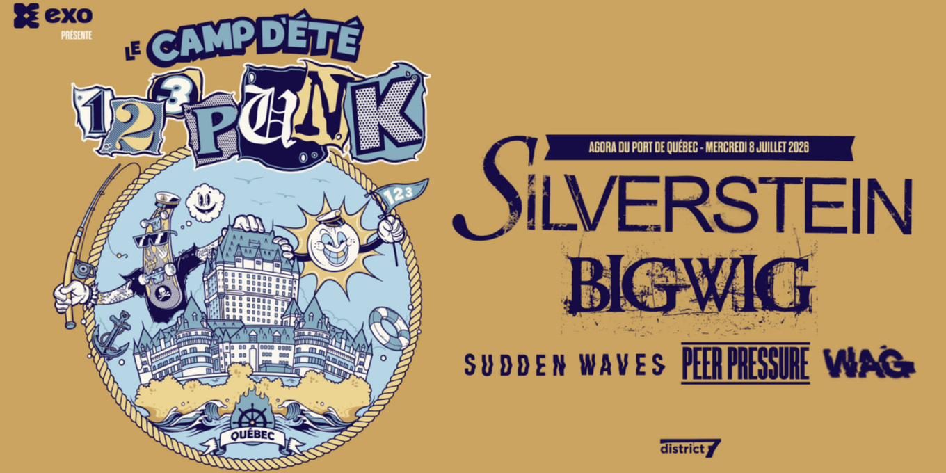 Le camp d’été 123Punk avec Silverstein, BIGWIG et plus.
