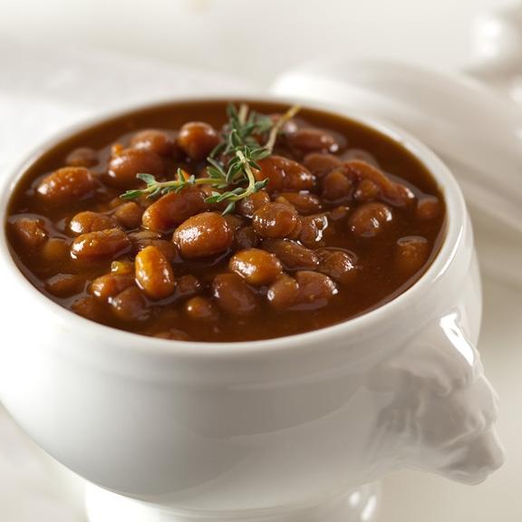 bowl of baked beans