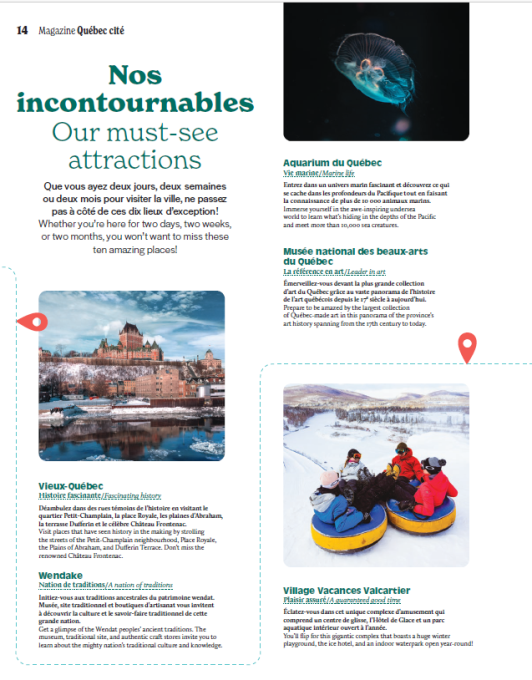 Page du Magazine hiver 2026