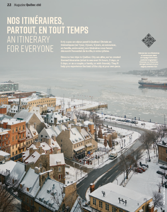 Page du magazine hiver 2026