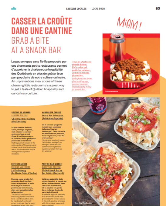 Page du magazine hiver 2026