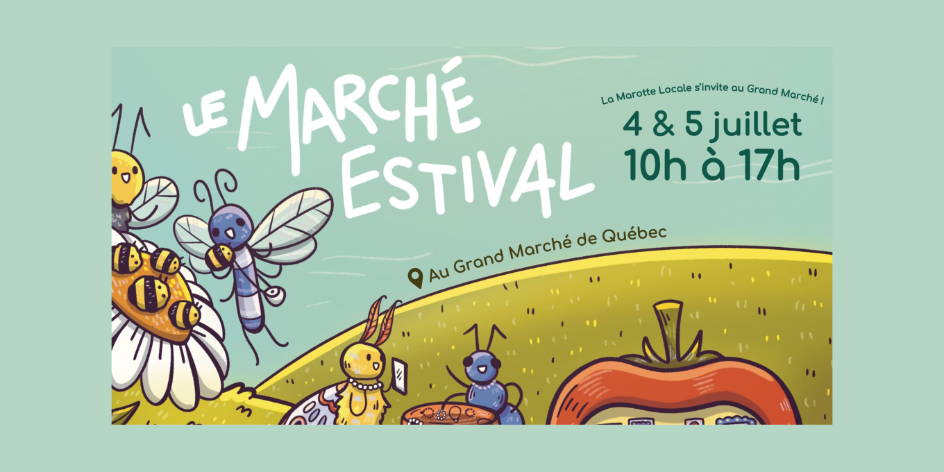 Le Marché estival au Grand Marché de Québec