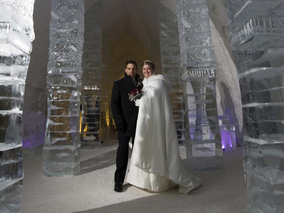 Mariage à l'Hôtel de glace
