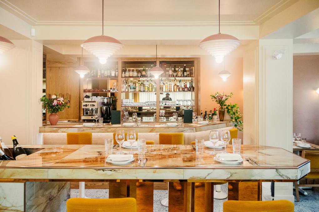 Salle à manger du restaurant Melba