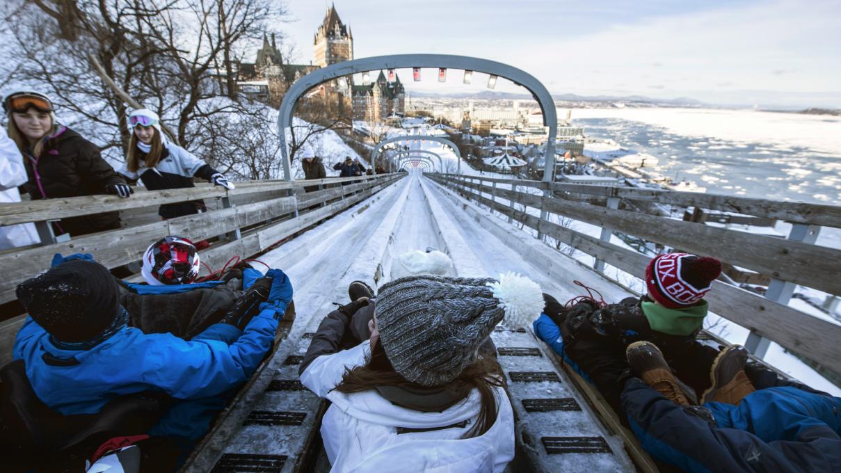 Les plus amusantes glissades sur neige Visiter Québec