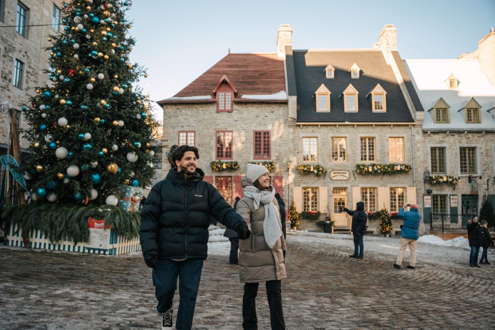Couple à la place Royale 