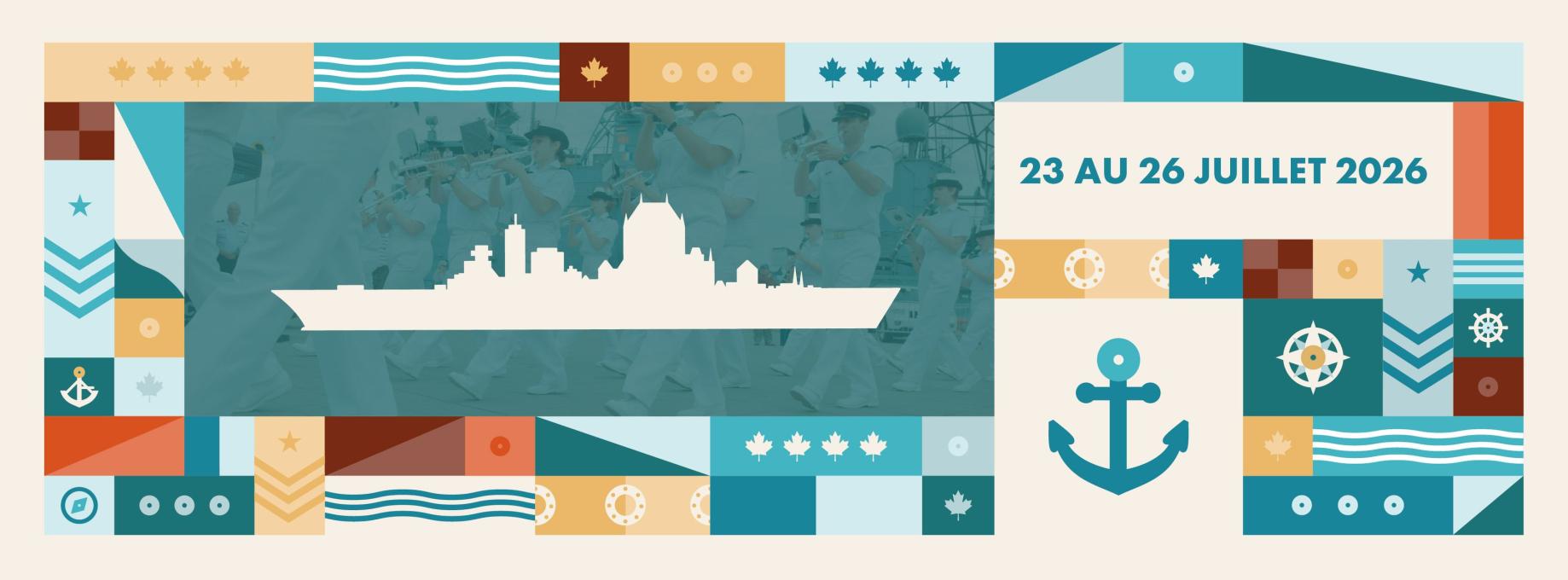 Affiche du Rendez-vous naval de Québec 