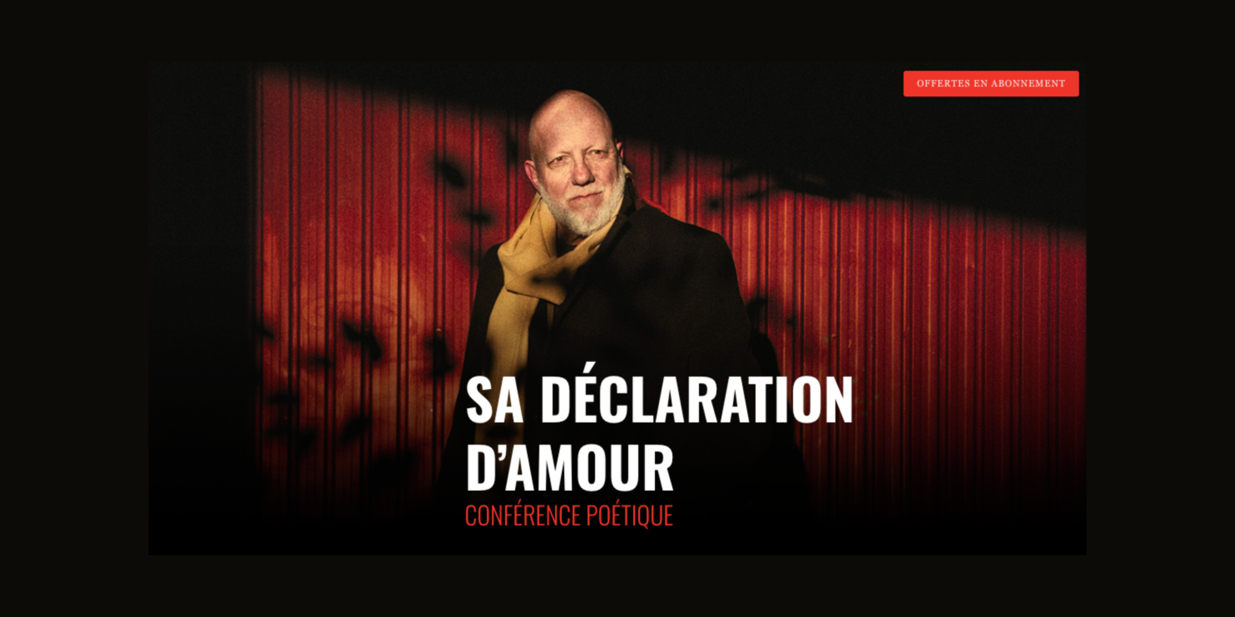 Sa déclaration d’amour