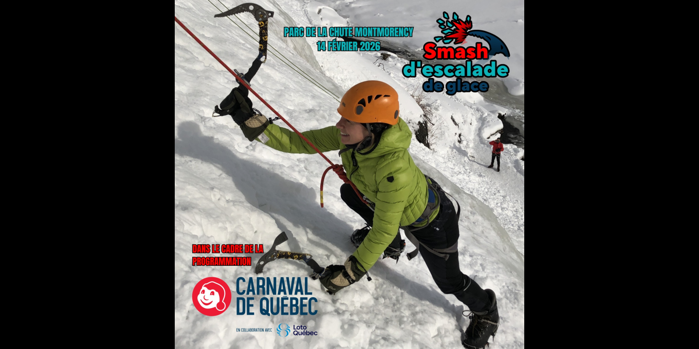 Smash d’escalade de glace 