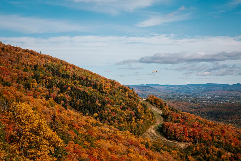 Mont-Sainte-Anne en automne