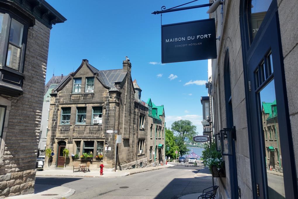 Maison du Fort - Extérieur vue sur le fleuve