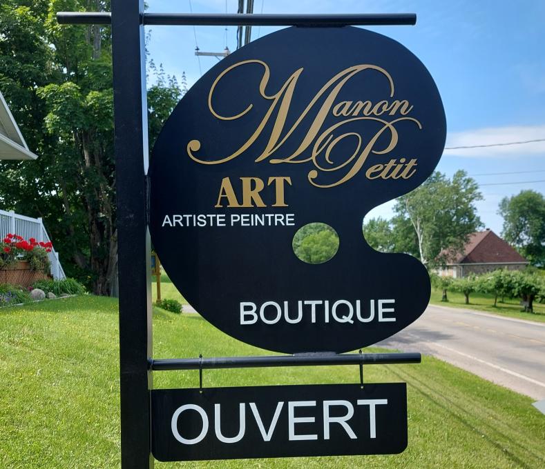 Boutique Manon Petit Art - sign Manon Petit Art