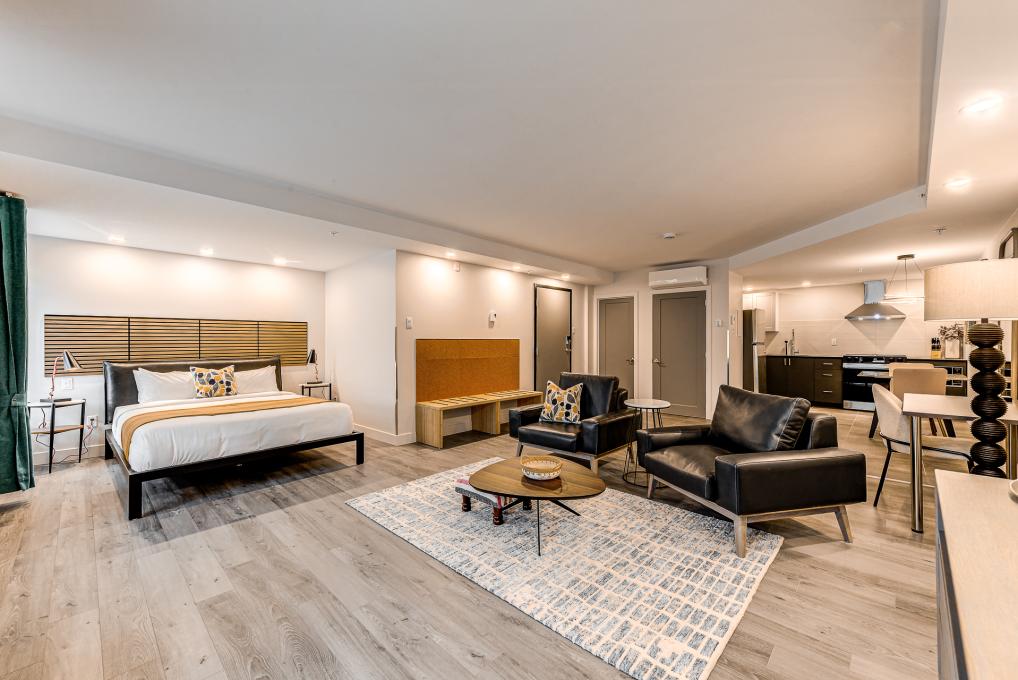 77 St-Vallier - Studio avec un lit Queen