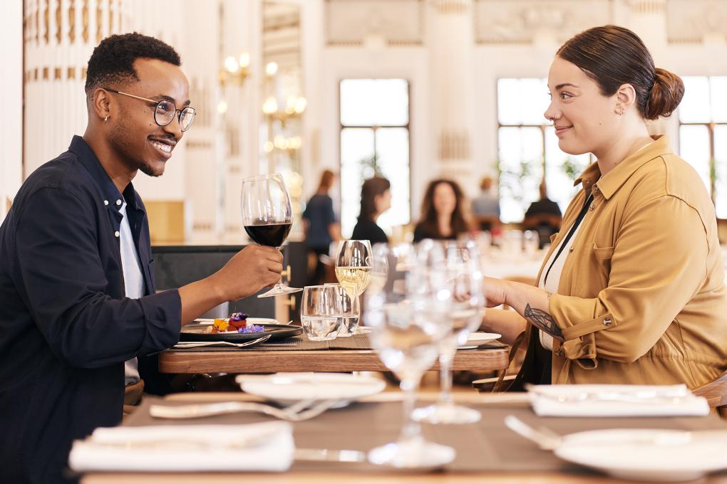 Parlement du Québec - Repas au restaurant Le Parlementaire du parlement du Québec.