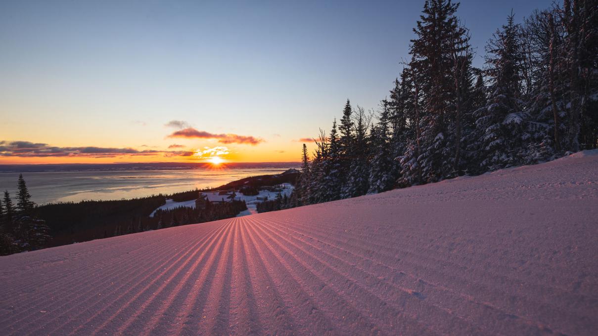 Le Massif de Charlevoix - Damée matin Massif