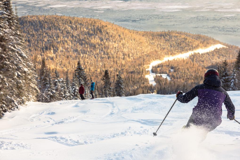 Le Massif de Charlevoix - Descente en ski