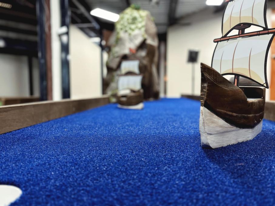 Le Grand Mini-Golf - L'arrivé de Jacques Cartier