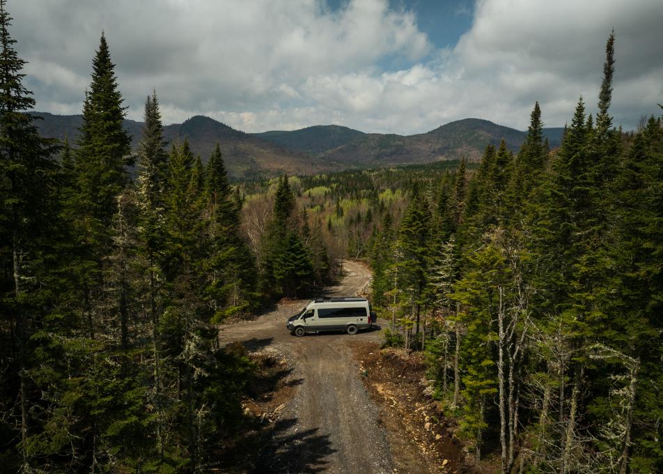 Montagne Berryman- camping pour vanlifer