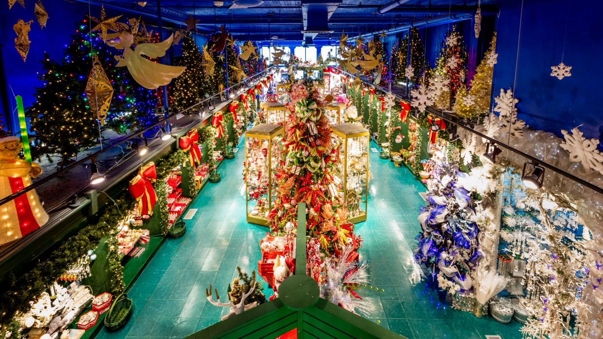 La Boutique de Noël de Québec - vue de la mezzanine