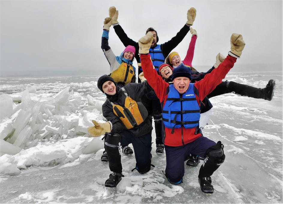 Ice Canoeing Experience - Family fun!
