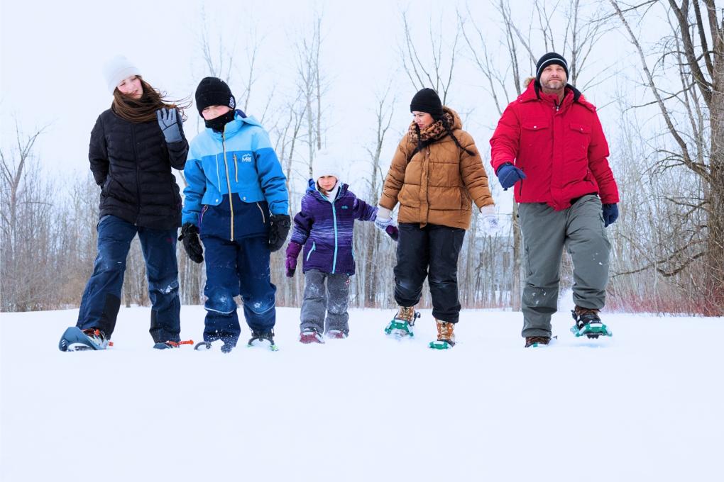 Base Plein Air Ste-Foy - Raquette en famille