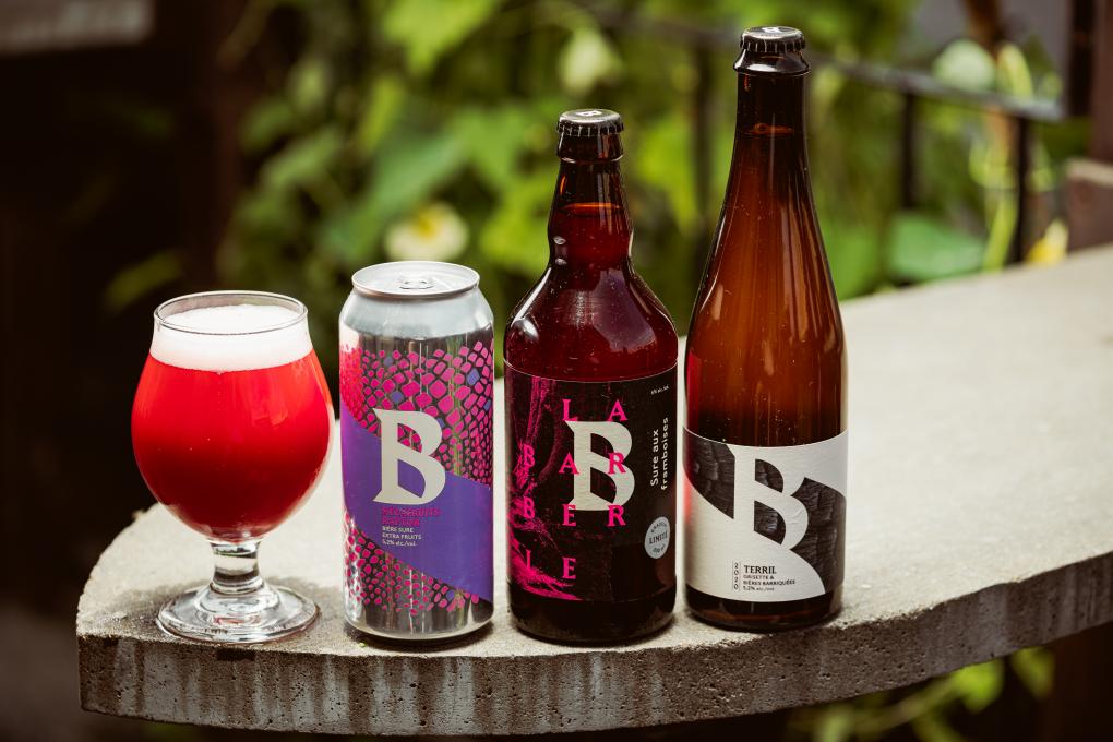 La Barberie, micro-brewery - Family portrait of our different ranges