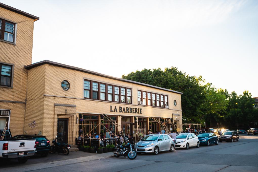 La Barberie, microbrasserie - Vue sur rue Saint-Roch