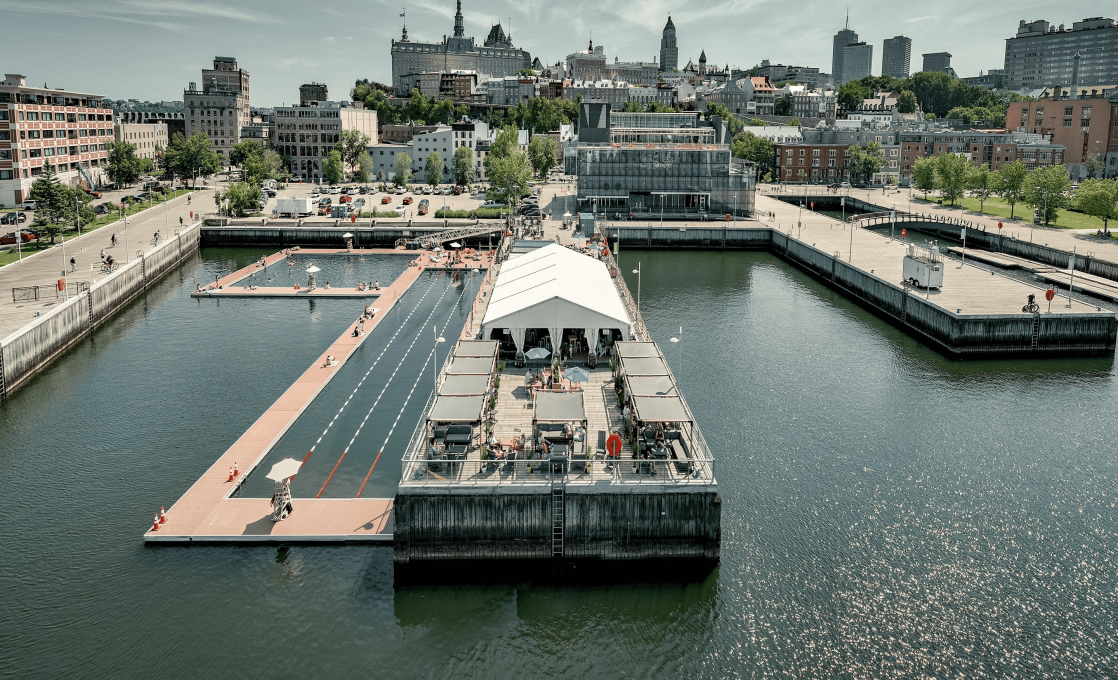 L'Oasis du Port de Québec - Quai complet