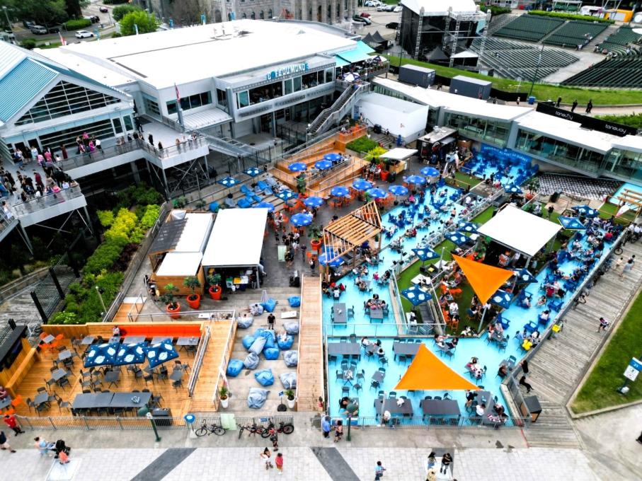 La Cale du Port de Québec - Vu du ciel