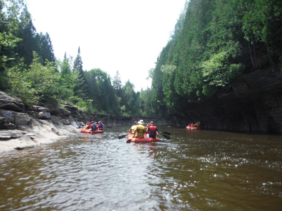Parc naturel régional de Portneuf - radeau