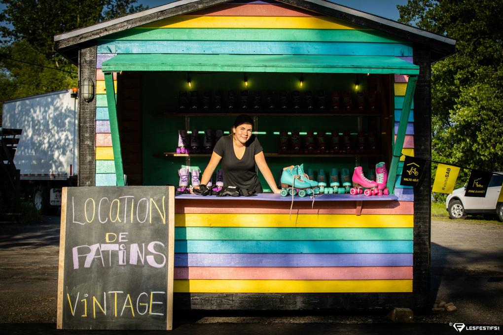 Domaine Sainte-Anne - Location de patins à roulettes rétro