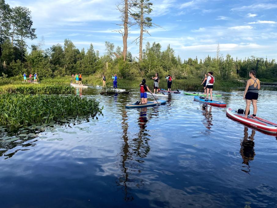 SUP Québec - Ballade dans les marais du nord en SUP