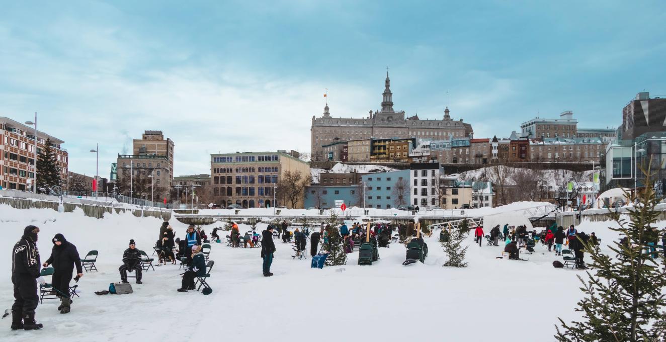 Village Nordik du Port de Québec - Vue d'ensemble