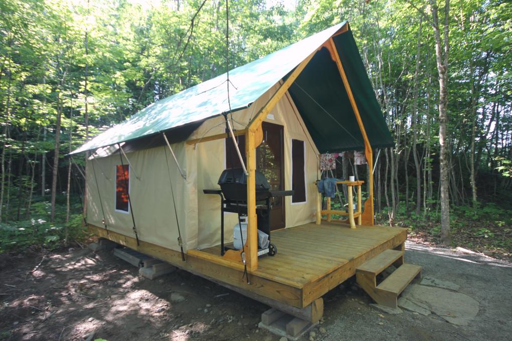 Camping Parc naturel régional de Portneuf - prêt-à-camper