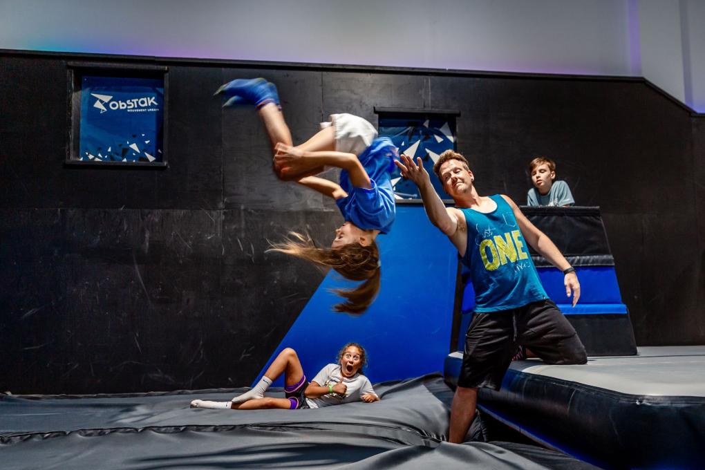 Obstak mouvement urbain - Pratique de backflip