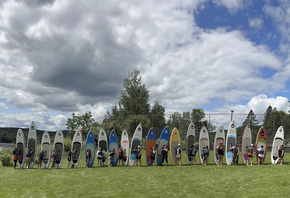 SUP Québec - Cours groupe-corpo sur mesure.
